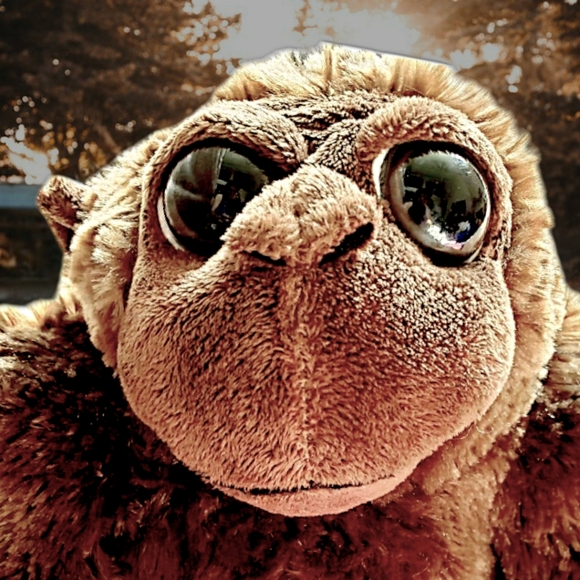 Dan Dee Collector's Choice Brown Monkey "Love Ya" Tattoo Stuffed Animal 10" H - Picture 2 of 13